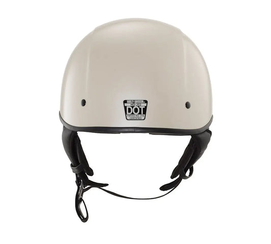 Busby Ultra-Light Sun Shield J03 1/2 Helmet - White Sand Pearl Gloss Harley Davidson