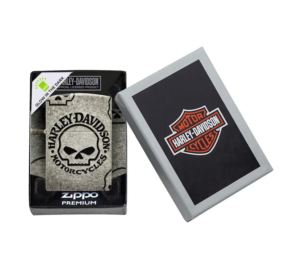 Harley Davidson Glow in the Dark Windproof Lighter Harley Davidson