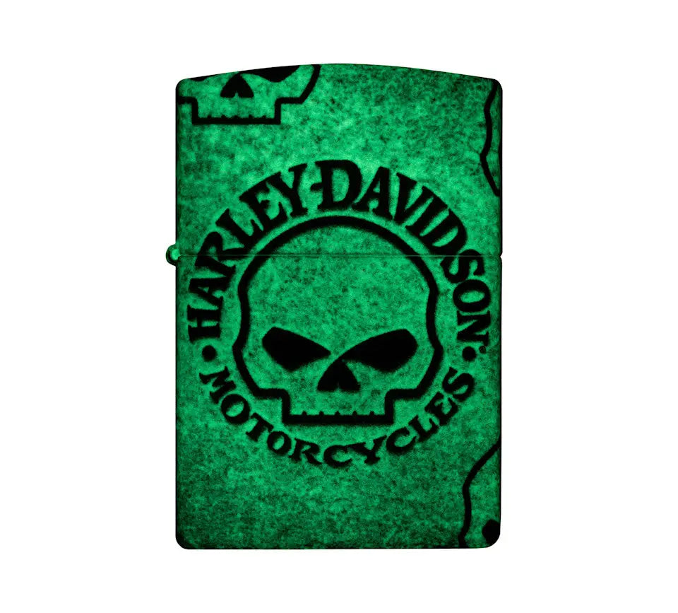 Harley Davidson Glow in the Dark Windproof Lighter Harley Davidson