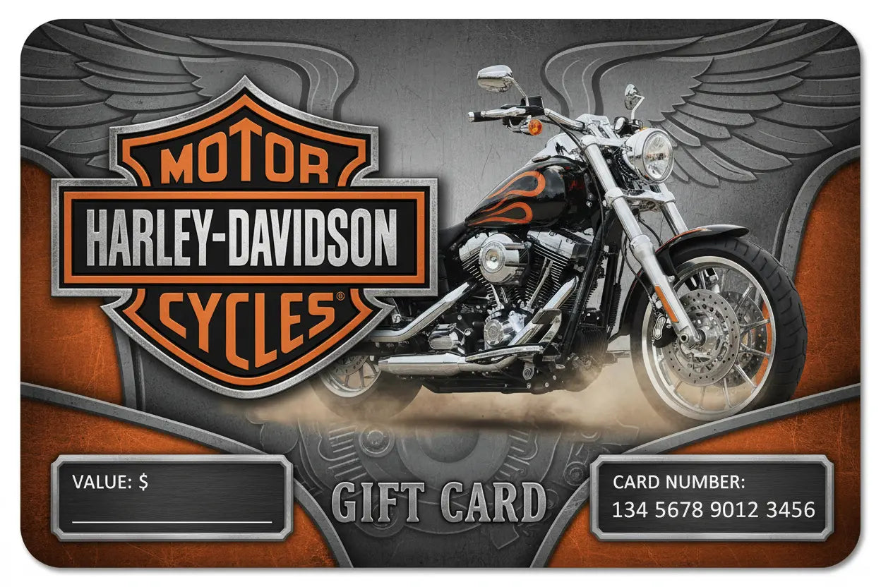 Harley Davidson gift card